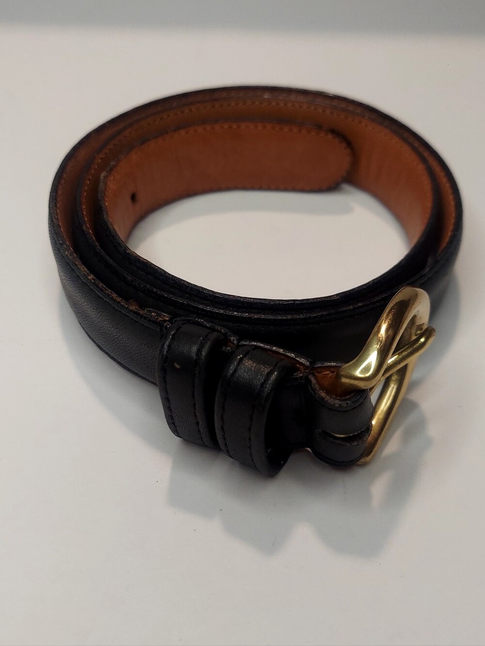 Vintage 1990's Coach Glove Tanned Leather Belt